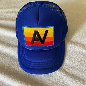 Aviator Nation Kids Blue Trucker Hat mesh OS